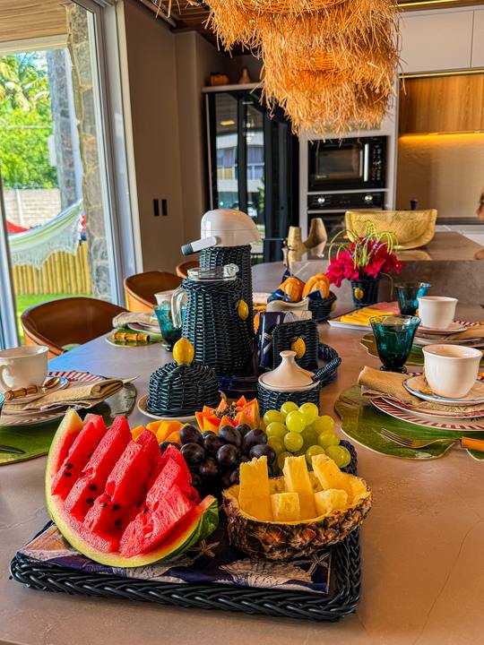 Mesa de frutas